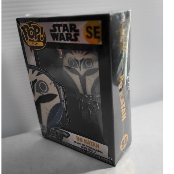 Funko Pop! Star Wars Bo Katan Enamel Pin Badge Mandalorian Collectible - Picture 4 of 6